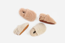 Fuzzy Shearling Loafers // Taupe - GrayFoxCo