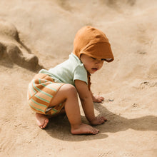 Linen Brimmed Bonnet with Cotton Lining // Rust - GrayFoxCo