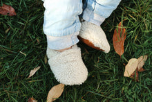 Fuzzy Shearling Loafers // Wheat - GrayFoxCo